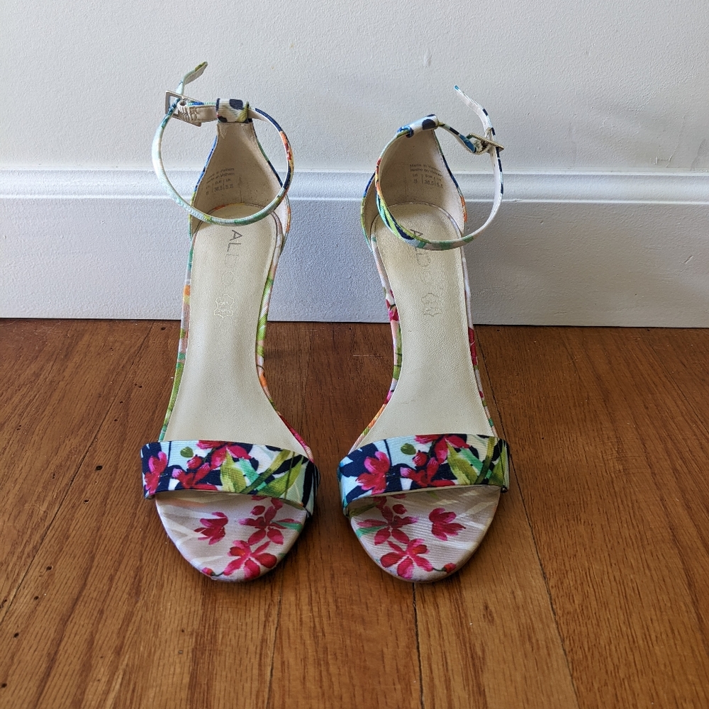 Aldo Ibenama Floral Print Heel